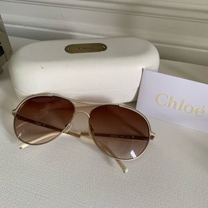 Chloe Aviator Sunglasses